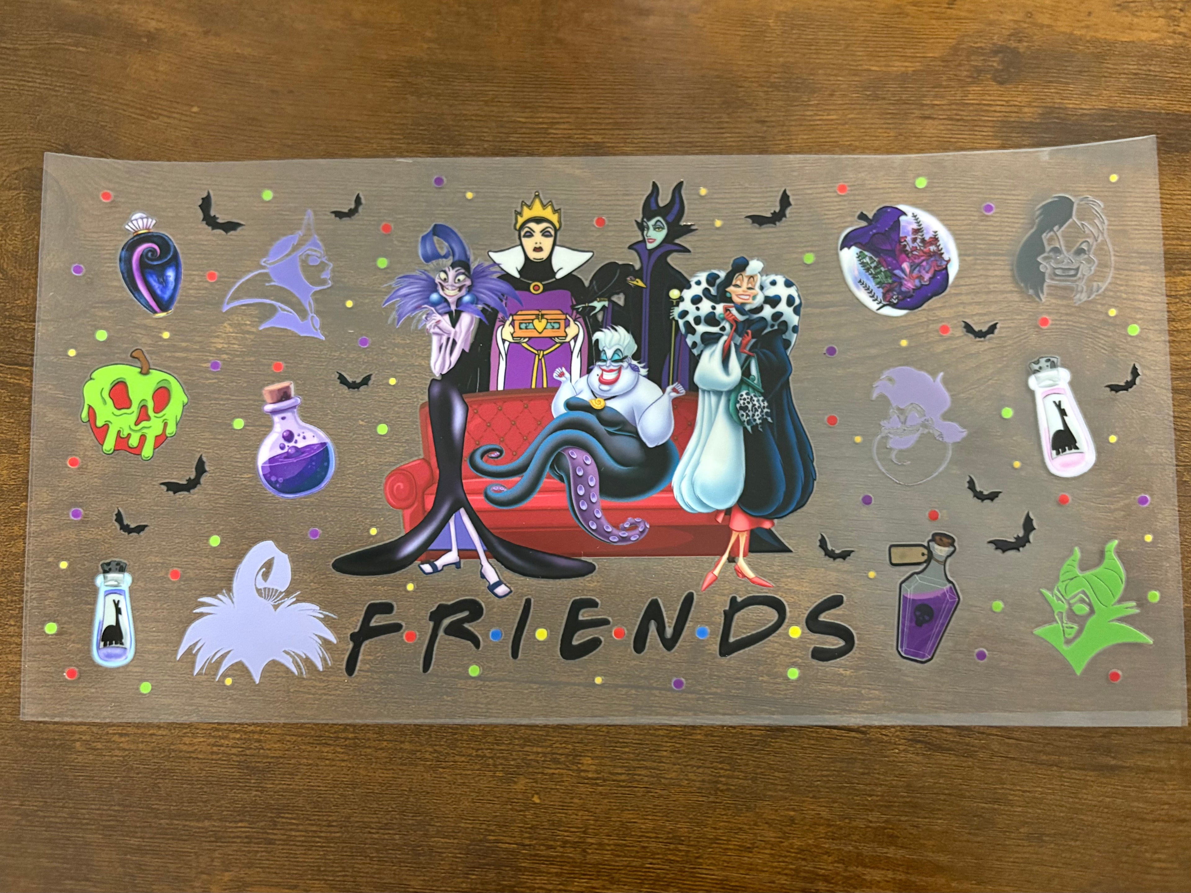 Villains + Friends 16oz Wrap