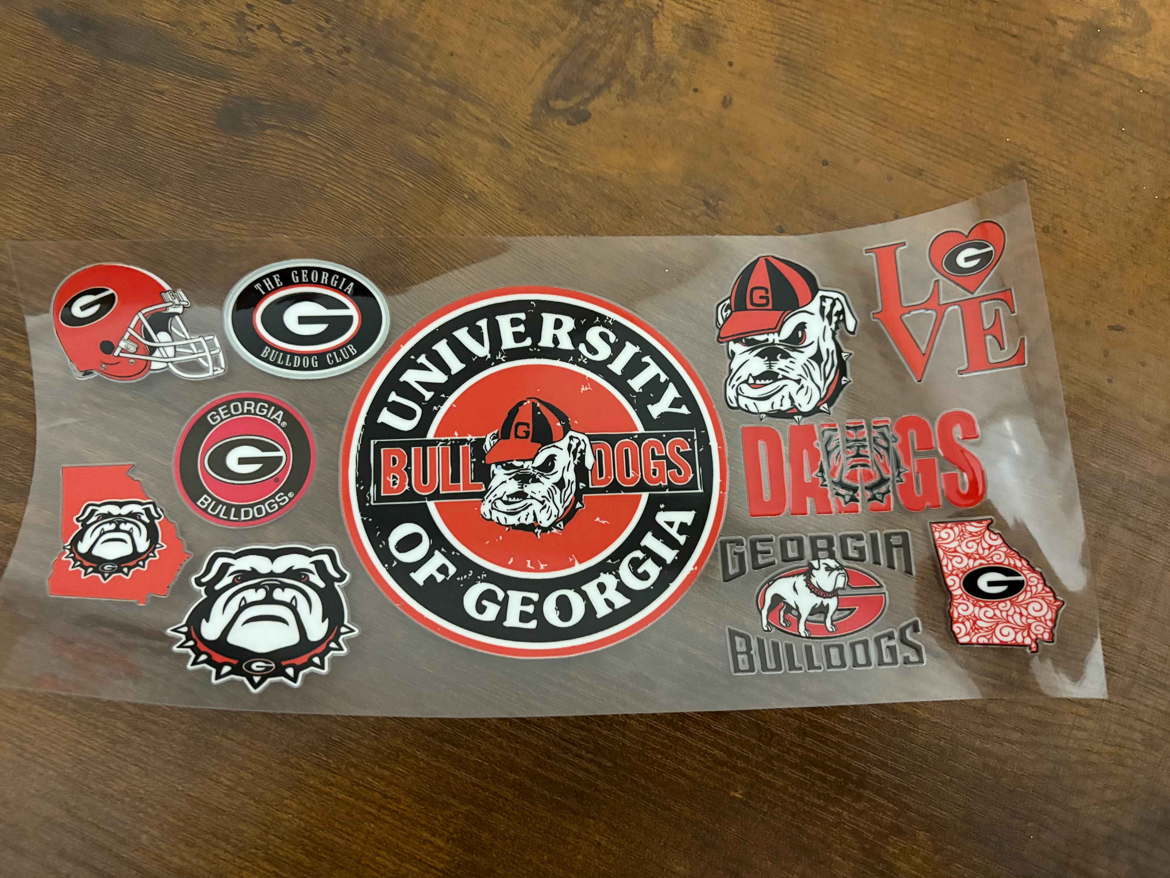 GA Bulldogs 16oz Wrap