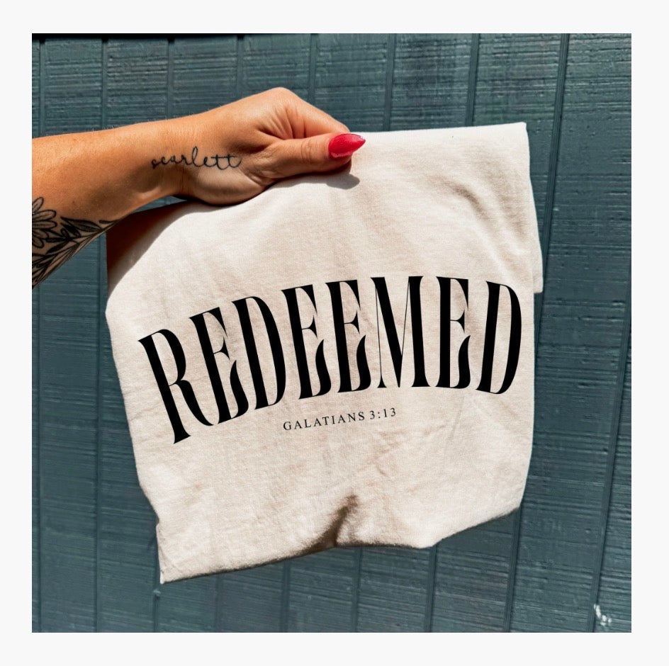 Redeemed DTF Transfer