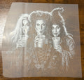 Sandy Sisters (Black and White) DTF Transfer