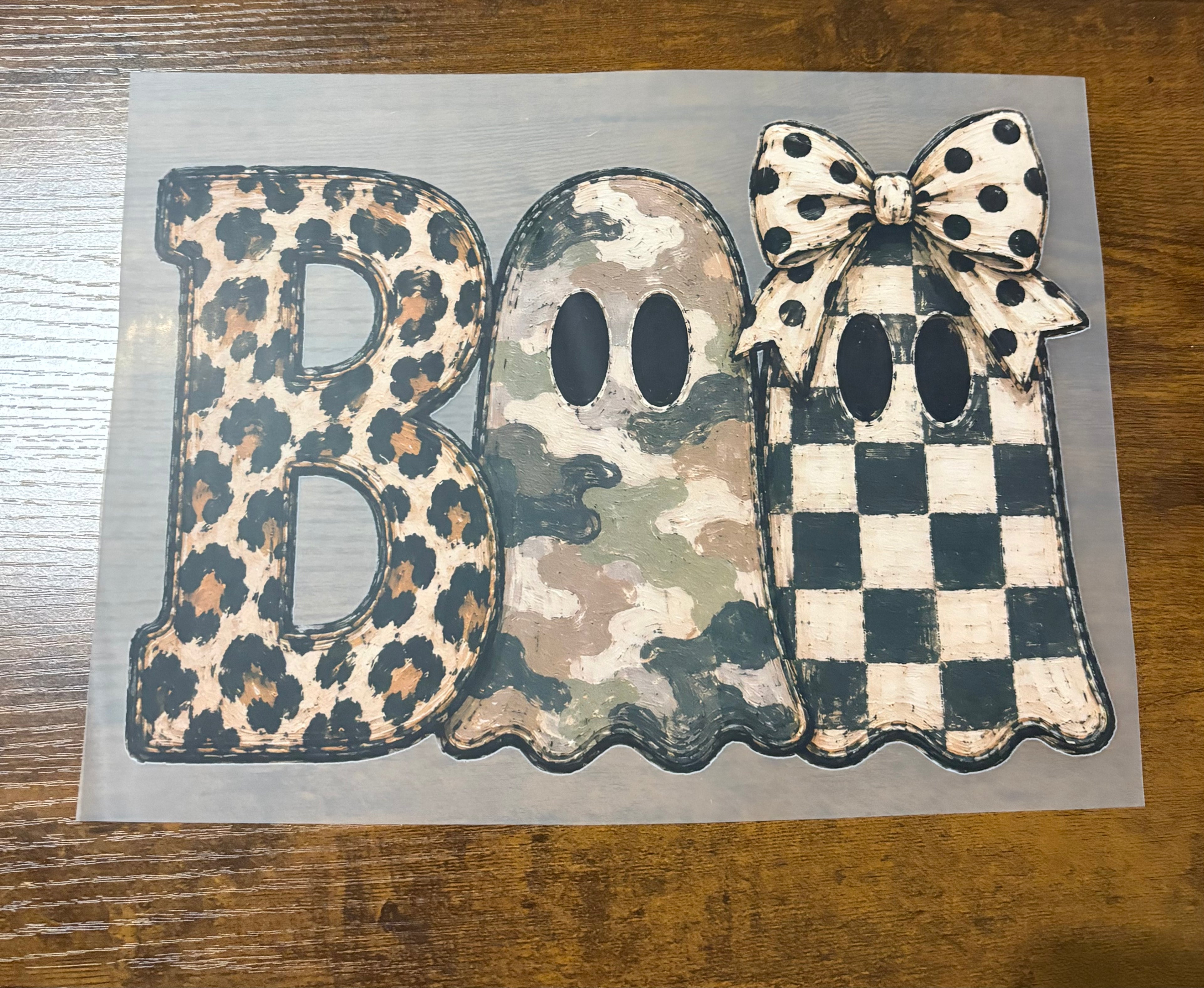 Boo with Ghosts DTF Transfer