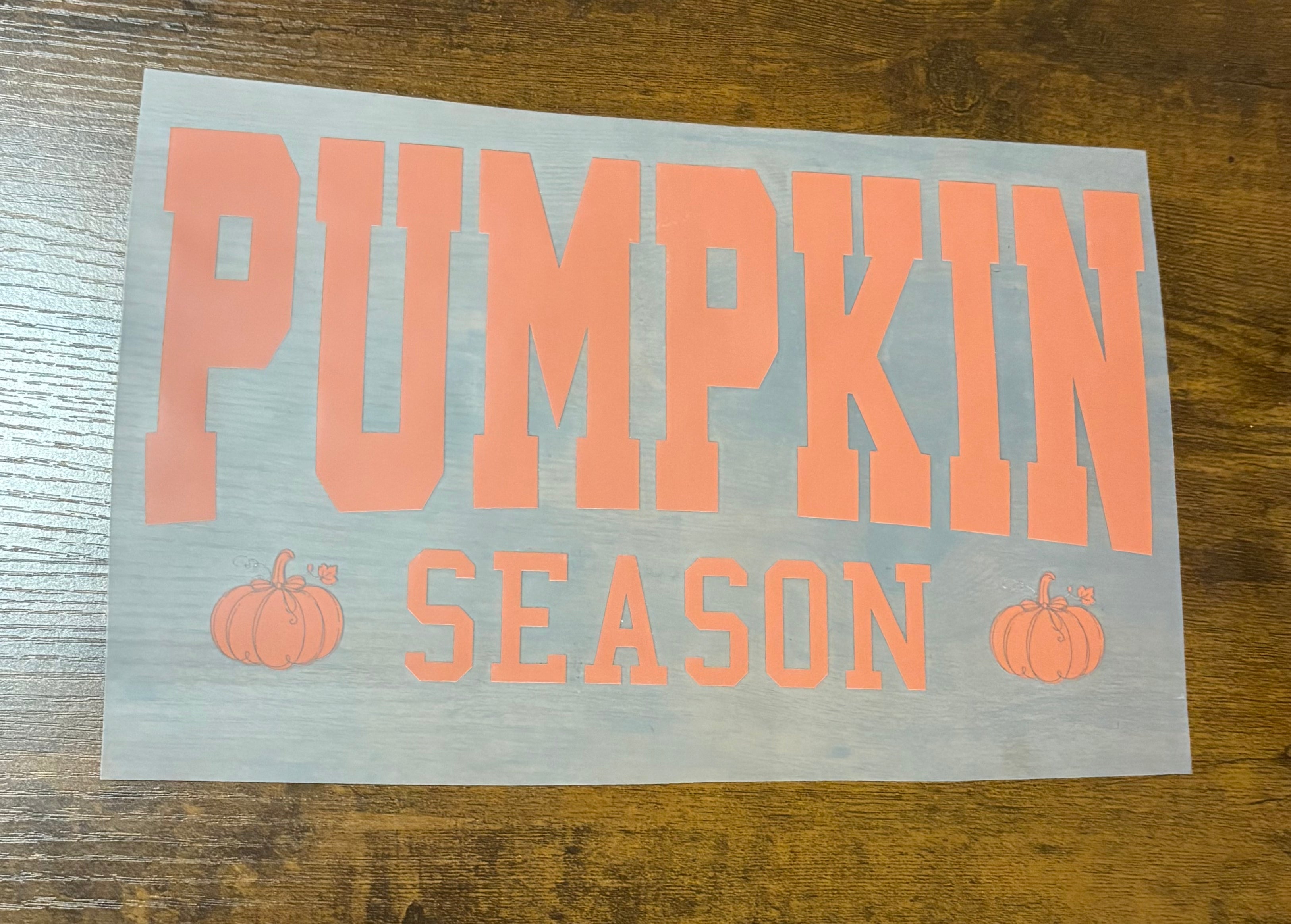 Pumpkin Season DTF Transfer