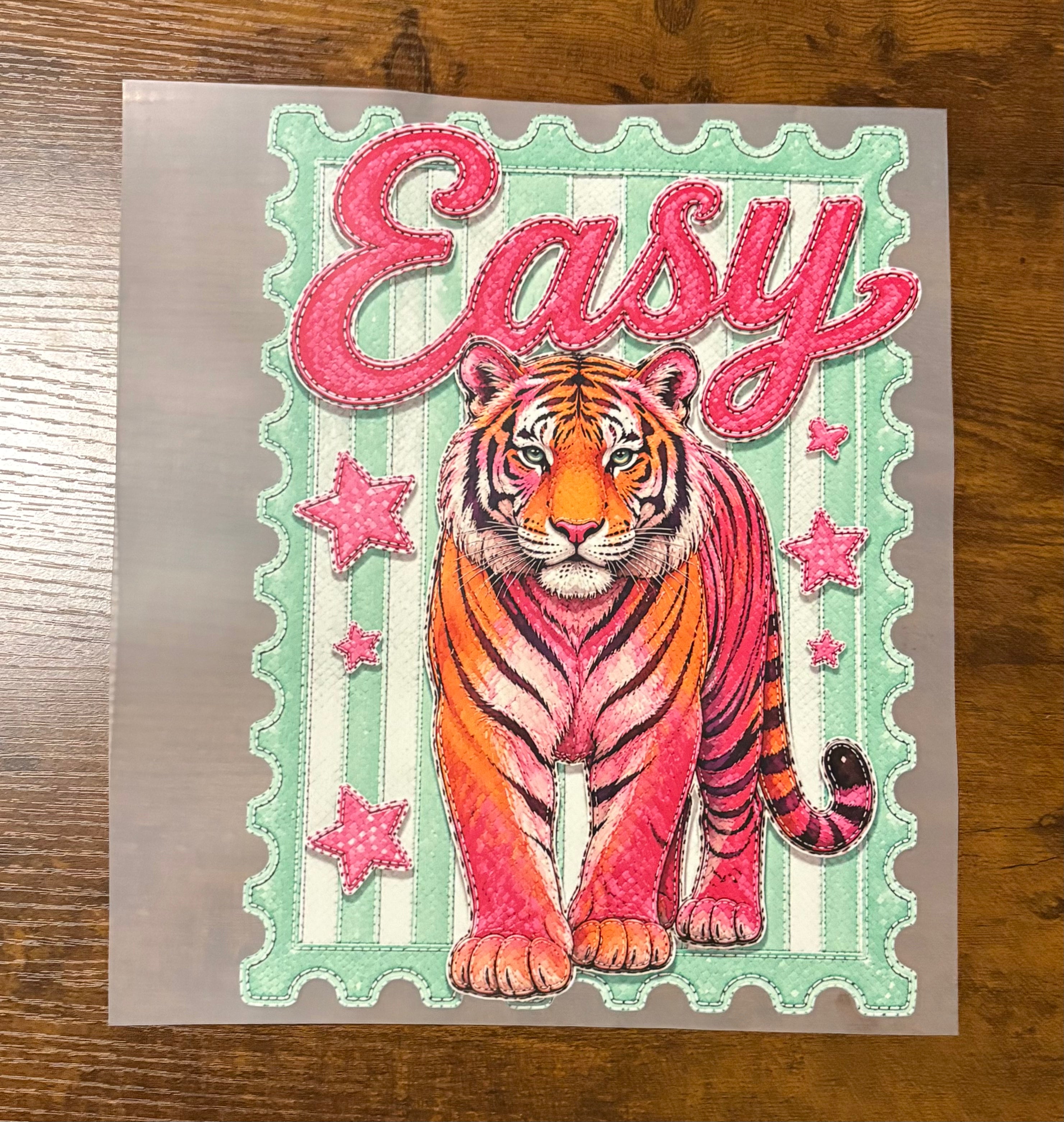 Easy Tiger (1) DTF Transfer