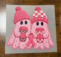 Breast Cancer Awareness Ghosts DTF Transfer