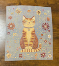 Floral Cat DTF Transfer