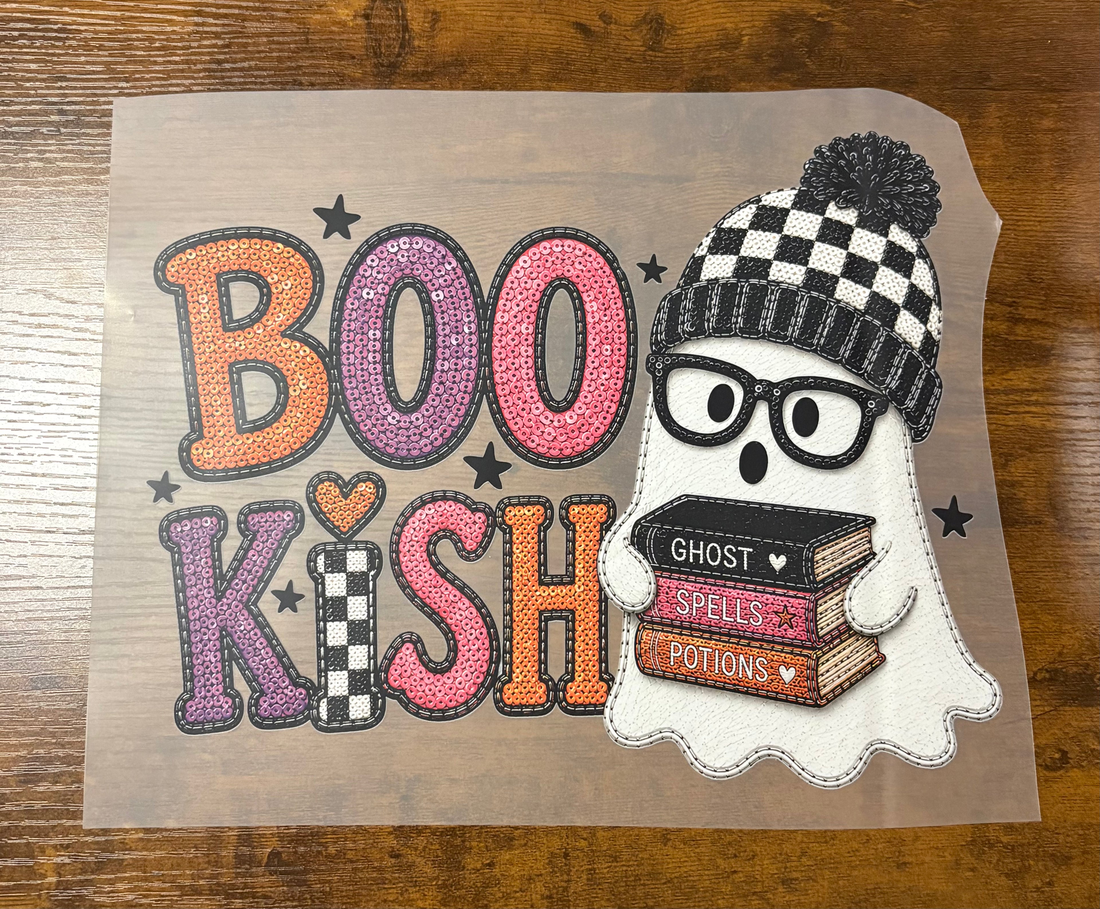 Bookish Ghost DTF Transfer