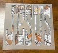 White Camo Jesus DTF Transfer