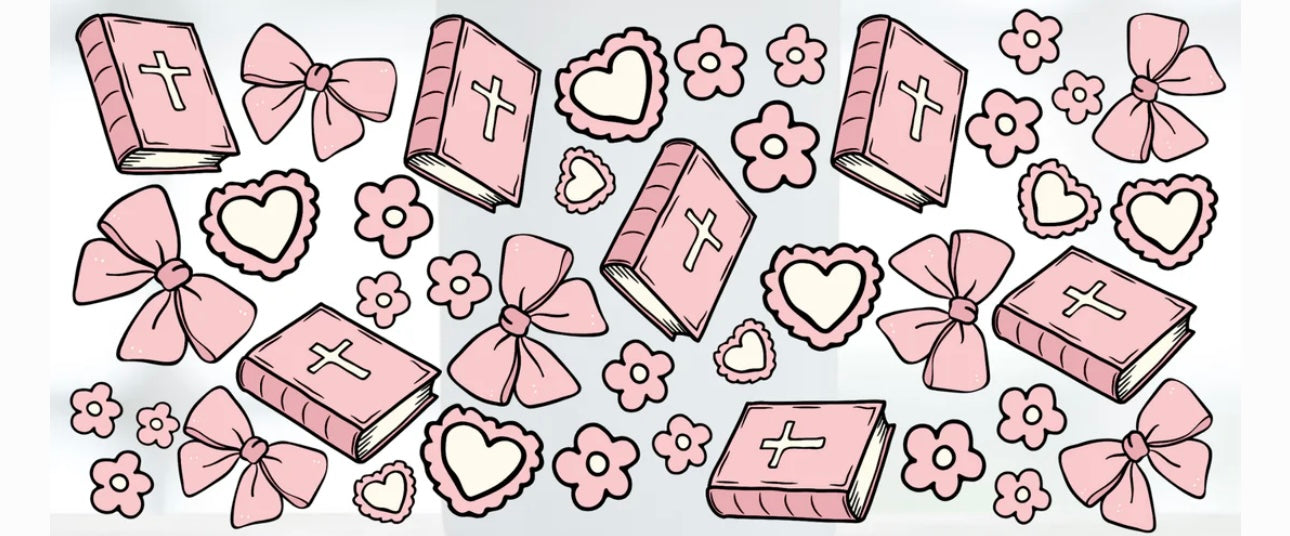 Pink Bibles 16oz Wrap