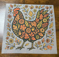 Fall Chicken DTF Transfer