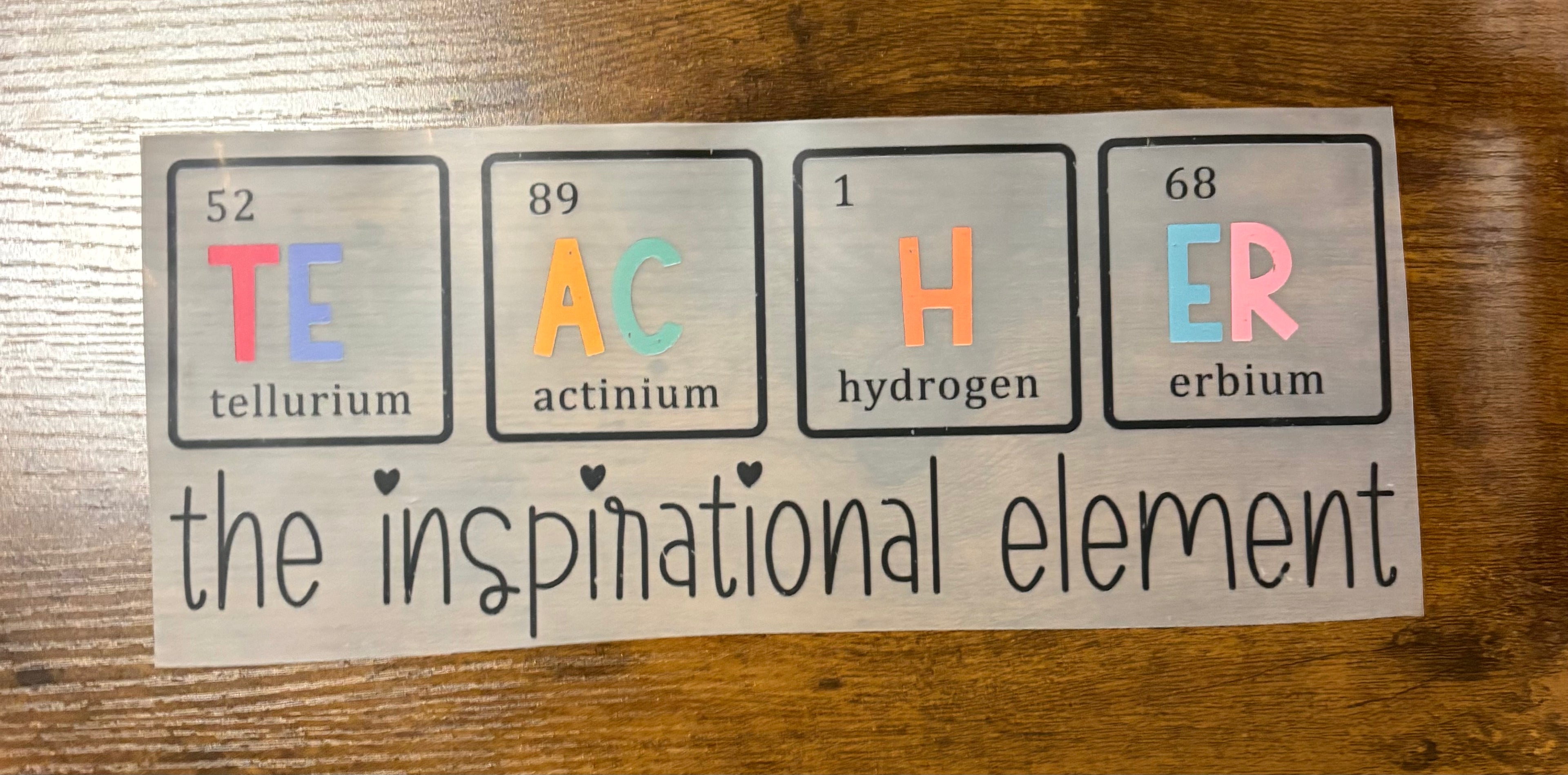 Inspirational Element DTF Transfer
