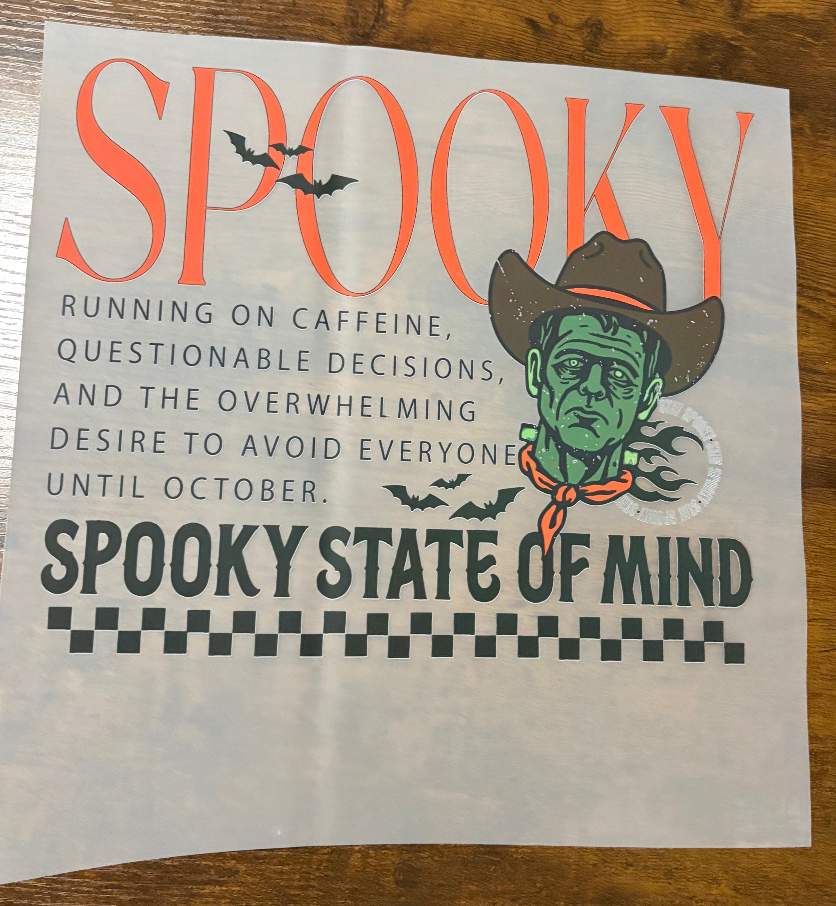 Spooky State of Mind DTF Transfer