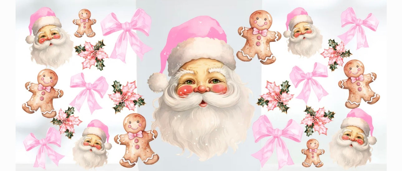 Pink Santa 16oz Wrap