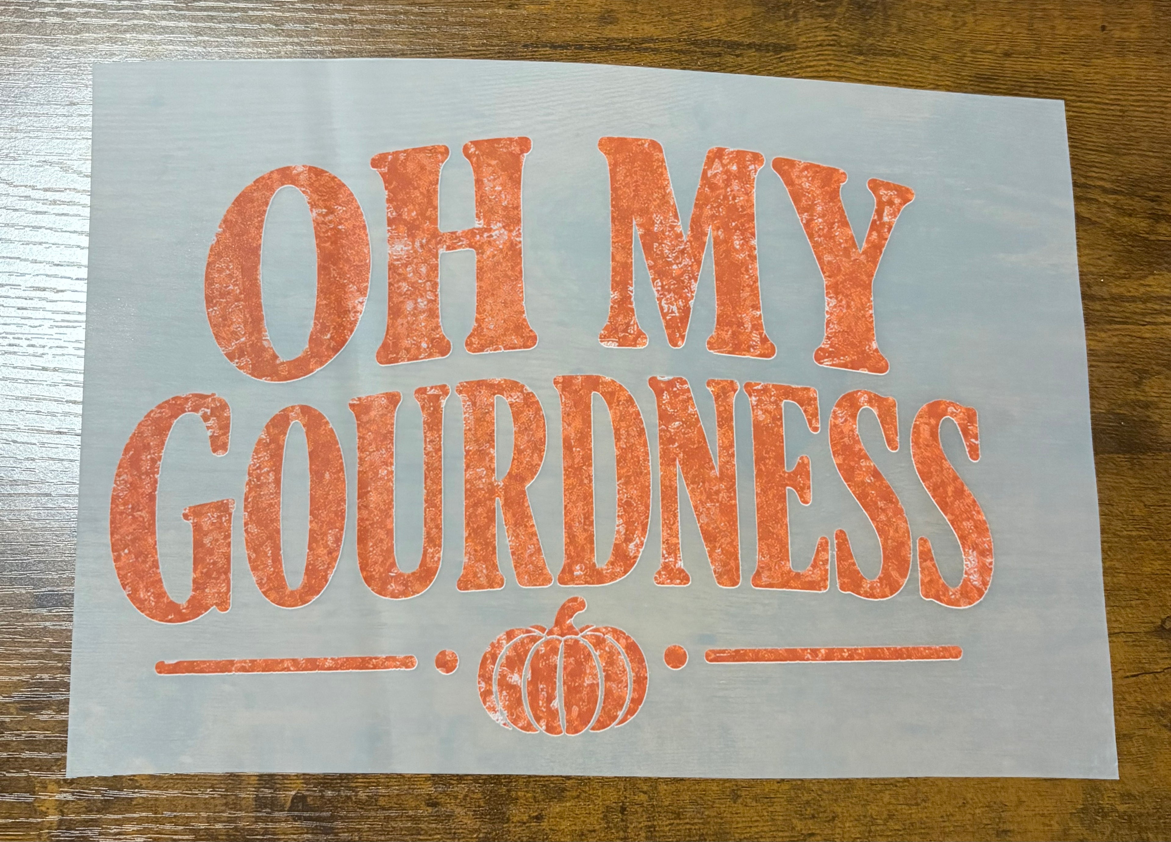 Oh My Gourdness DTF Transfer