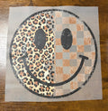 Cheetah & Checkered Smiley DTF Transfer