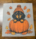 Fall Dachshund DTF Transfer