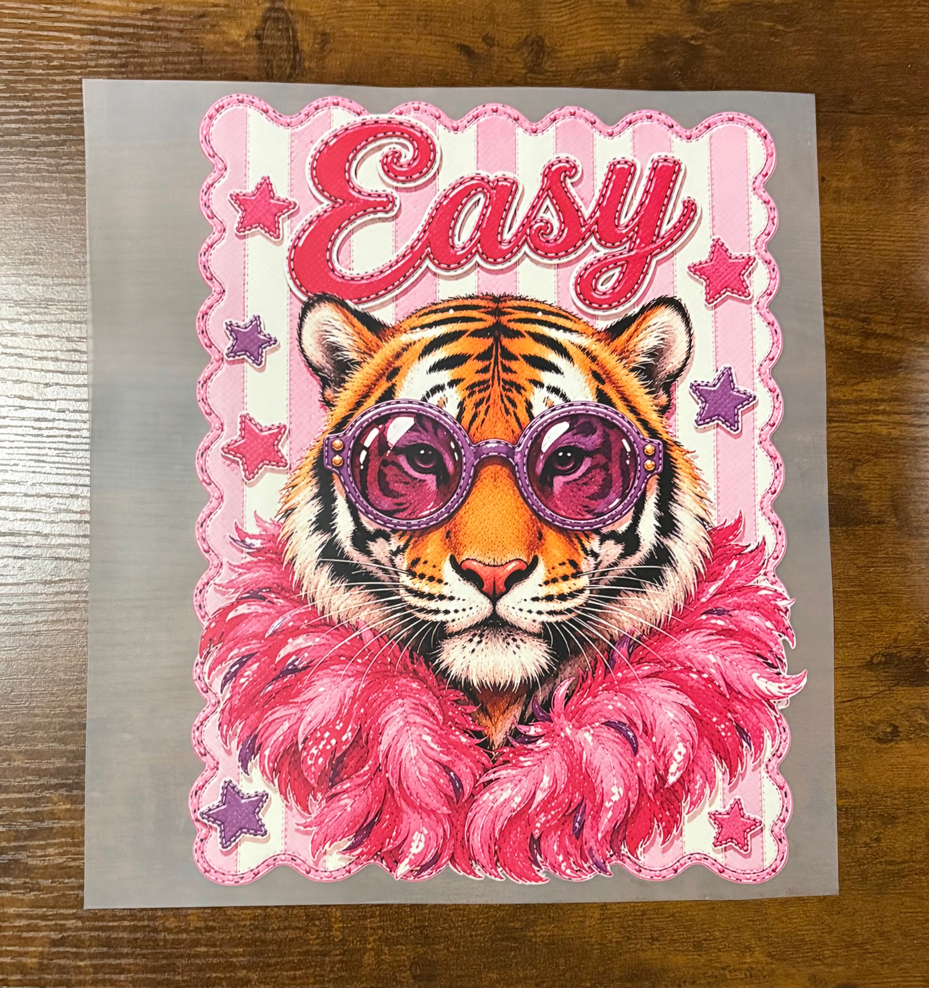 Easy Tiger (2) DTF Transfer