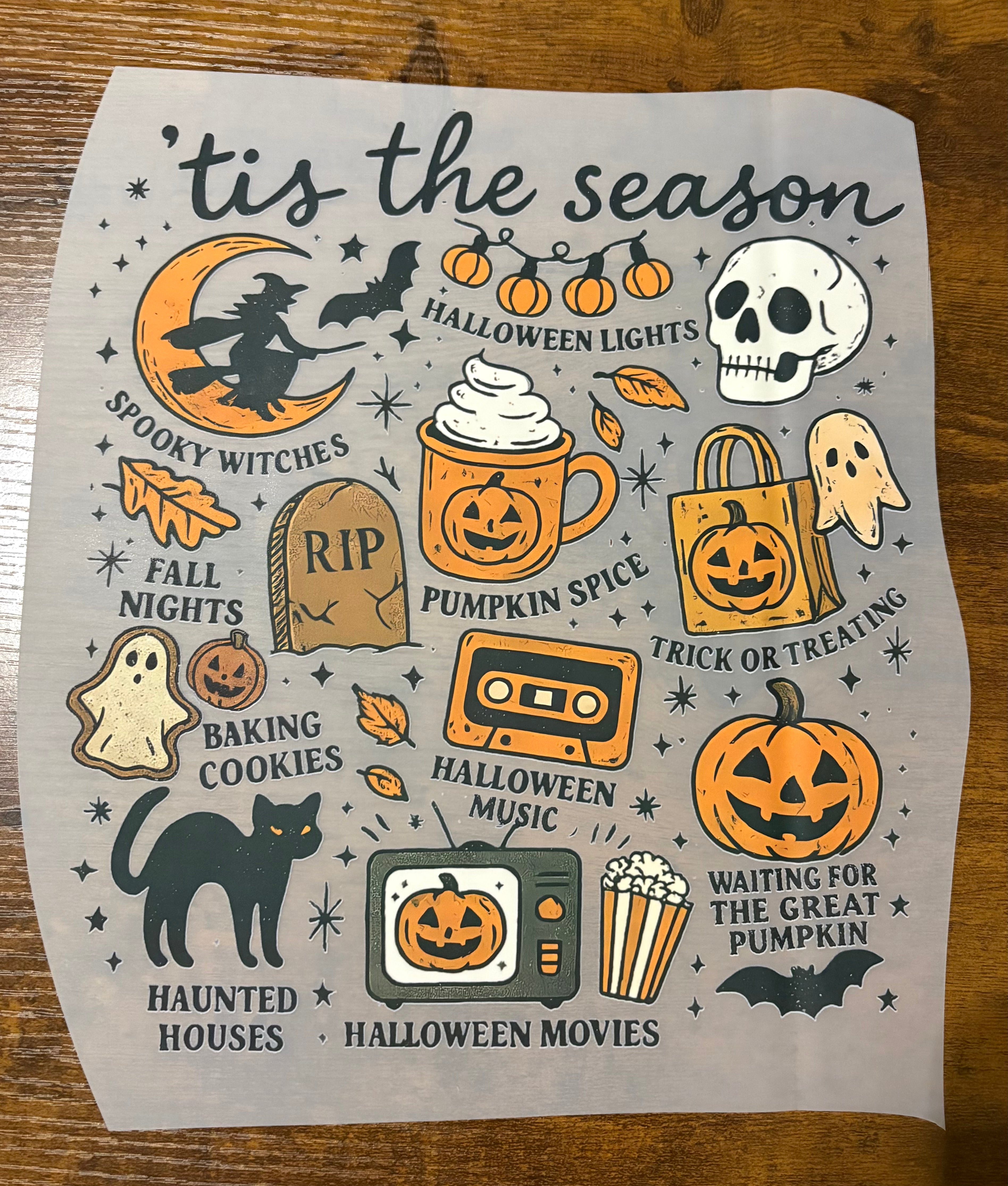 Halloween Collage DTF Transfer