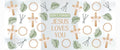 Jesus Loves You 16oz Wrap